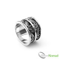 925 Sterling Silver Filigree Band