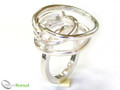 925 Sterling Silver Twirl Ring