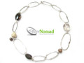 Silver Nomad Designer Necklace Wholesale - NK1823