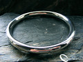 925 Sterling Silver Contemporary Brahma Bangle