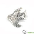 925 Sterling Silver Soaring Doves Brooch