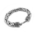 925 Sterling Silver Nomad Byzantine Bracelet 10mm