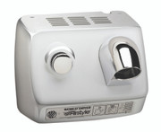World Dryer AirStyle Model B DB-972 Polished Stainless Steel commercial hair dryer