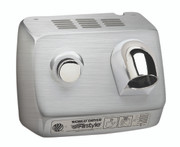 World Dryer AirStyle Model B DB-973 Brushed Stainless Steel commercial hair dryer