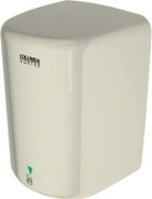 PSiSC Columbia Vortex HD-618-210 (110-120V) and HD-628-210 (220-240V) Ivory Steel Automatic Surface Mount Hand Dryer