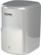 PSiSC Columbia Vortex HD-617-210 (110-120V) and HD-627-210 (220-240V) Satin Finish Steel Automatic Surface Mount Hand Dryer
