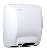 MEDIFLOW Series M03A Automatic Steel White Hand Dryer from Saniflow - Basic, Warm Air Electric Dryer, Surface Mounted Design