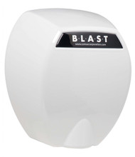 Blast Series C-200100000 Automatic Cast Iron White Hand Dryer from Comac - Universal Voltage, Surface Mounted Design