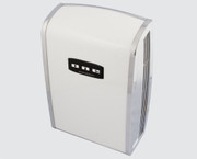 ONE Series C-100000000 Cast Zinc and Steel Automatic White ADA Restroom Hand Dryer from Comac - Universal Voltage, Surface Mounted Design