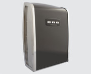 ONE Series C-100000002 Cast Zinc and Steel Automatic Black ADA Compliant Hand Dryer from Comac - Universal Voltage, Surface Mounted Design