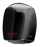 World Dryer Airforce J-162 Black hand dryer