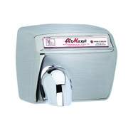 World Dryer AirMax Stainless Steel Brushed Automatic commercial hand dryer