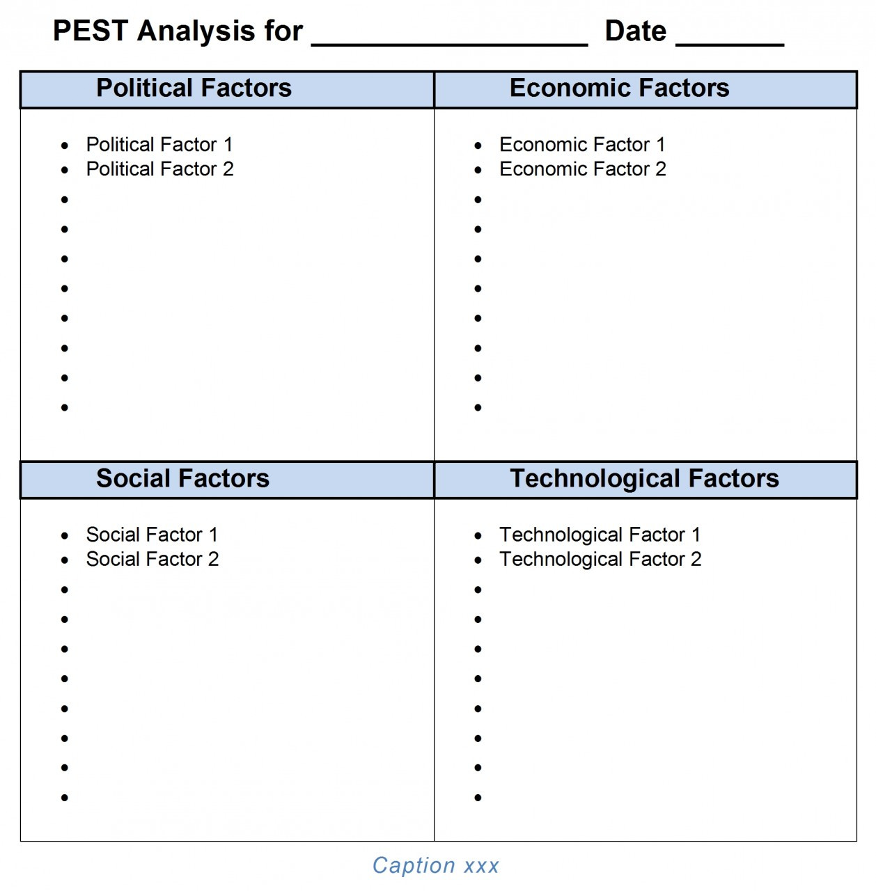 Pest Analysis Template Playbestonlinegames