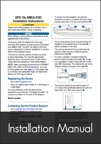 Garmin Gps X Hvs Installation Instructions Garmin Gps X Hvs Installation Instructions
