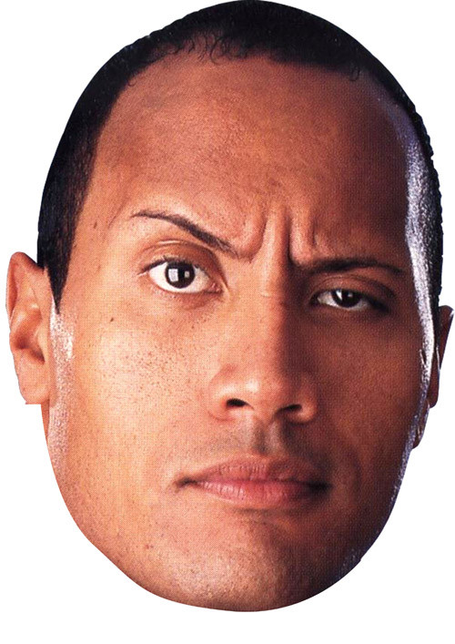 The Rock Celebrity Face Mask