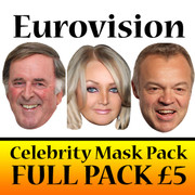 Eurovision Celebrity Face Mask PACK