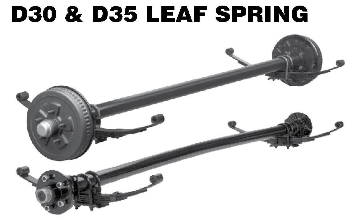 Dexter D35 3500 Round Tube Axle