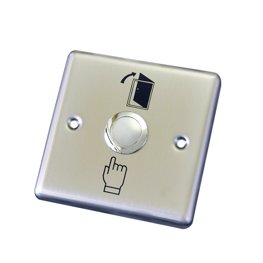 PB801B Door Release Button, Stainless steel (HS Code 85389000, MADE