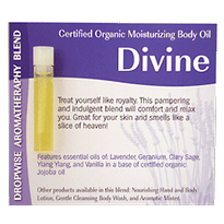 Body Oil, Trial Size, Divine