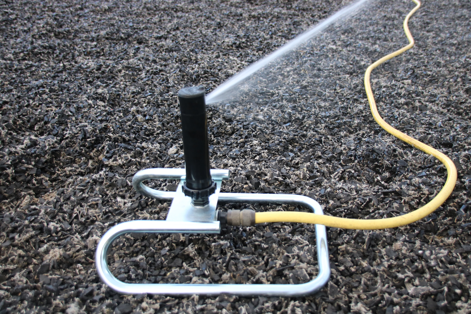 Arena Watering Sprinkler On Sled Base