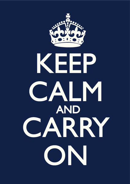 keep calm and carry on posters