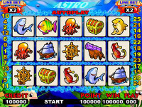 Captain Shark - 25 Line CGA Game By Astro