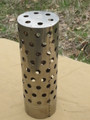 Four Dog's Titanium Turbo Spark Arrestors are available in two sizes, for either 3" or 4" stove pipe openings. These are approved for camping on US Forest Service and Bureau of Land Management land. Spark arrestors are required by the Forestry Service in dry conditions. Recommended for all our titanium wall tent stove models. Works like a charm!