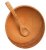 Beech wood bowl & maple spoon