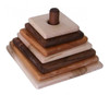 Maple, Walnut, & Cherry Wood with Natural Beeswax Finish