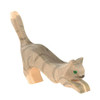 Ostheimer Grey Striped Cat, Jumping