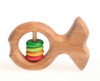 Wooden Fish Rattle with Colored Discs