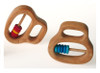 Wooden Rattle with Colored Rings