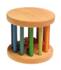 Large Wooden Rolling Wheel with Bells