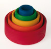 Colorful Wooden Nesting Bowls