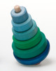 Small Wooden Wobbly Stacking Tower