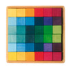 Large Wooden Cube Blocks Set (36 pieces)