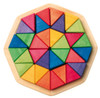 Wooden Octagon Mosaic Puzzle, 32 Triangles