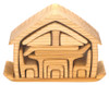 Wooden All-in-House Dollhouse