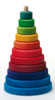 Large Wooden Conical Stacking Tower