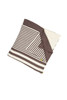 Cocoa & White Stripes