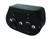 105 - Edge Tek Leather Saddle Bags