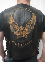 Eagle Leather Motorcycle Vest (Preorder)