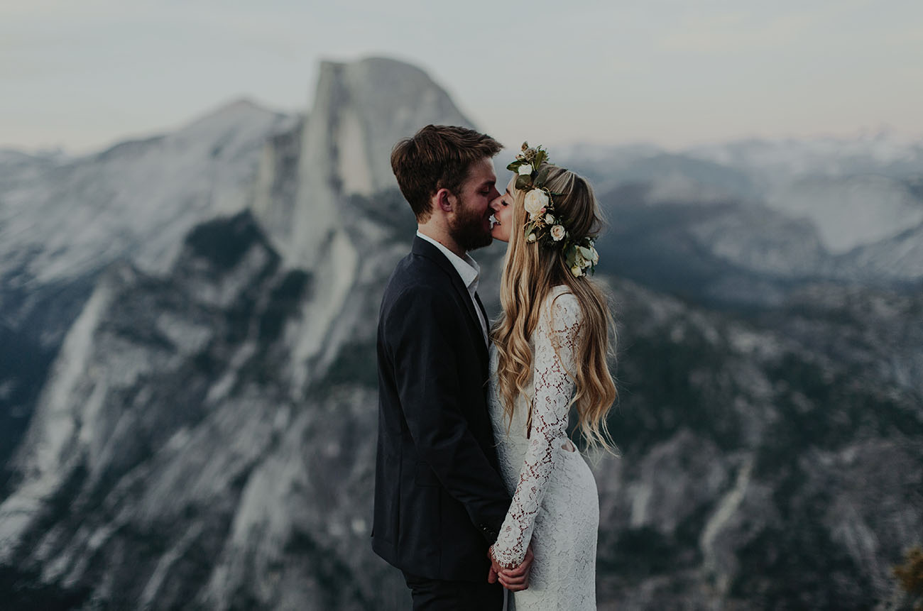 Красивая свадьба в горах