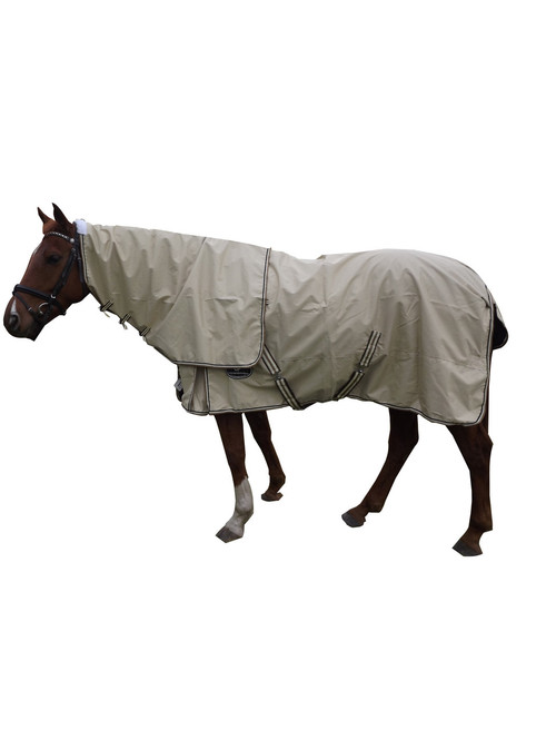 supreme beige waterproof rug with detachable neck no fill cotton waterproof rain sheet for horses