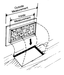 measure vent covers ceiling register properly unlimited custom step