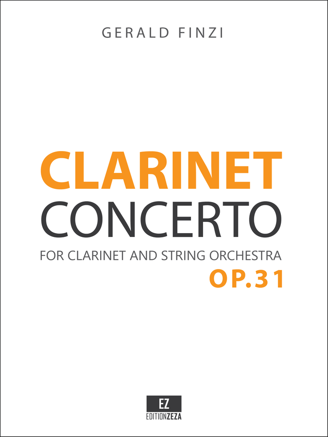 Finzi Clarinet Concerto, Score and Parts