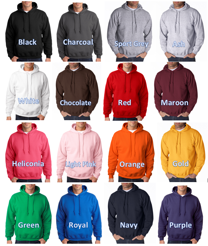 All Kinds of Hoodies and Sweatshirts