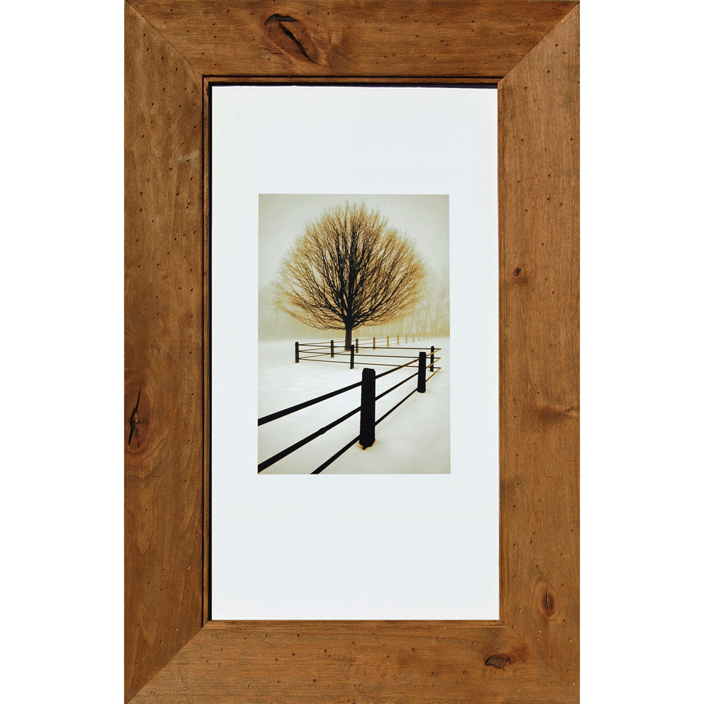 Extra Large Rustic Caramel Concealed Cabinet | Recessed In ...