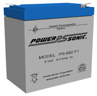 6 Volt 8.0AH SLA Battery