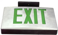 Diecast LED exit